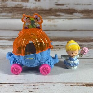 Fisher Price Little People Disney Princess Cinderella Parade Float w/ Figure!